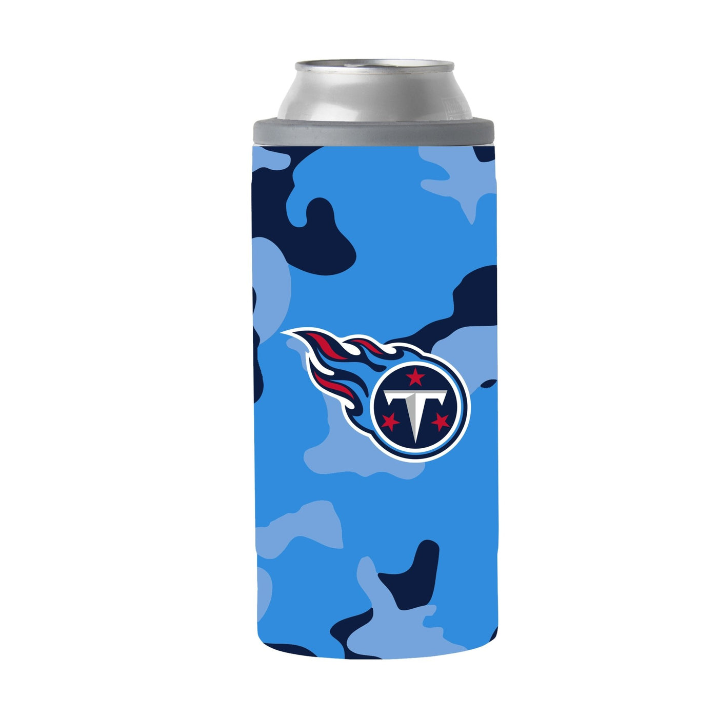 Tennessee Titans Camo Swagger 12oz Slim Can Coolie - Logo Brands