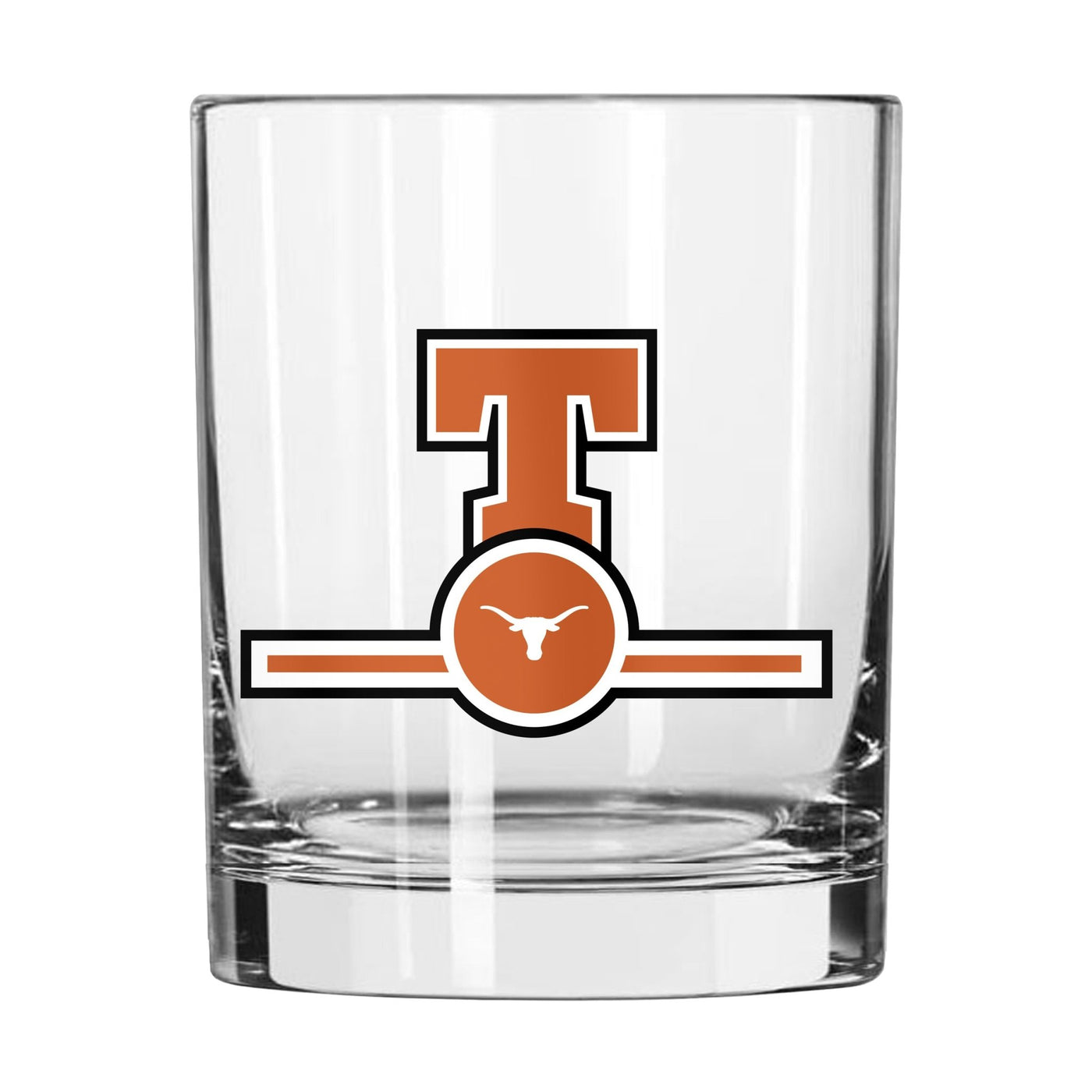 Texas 14oz Letterman Rocks Glass - Logo Brands