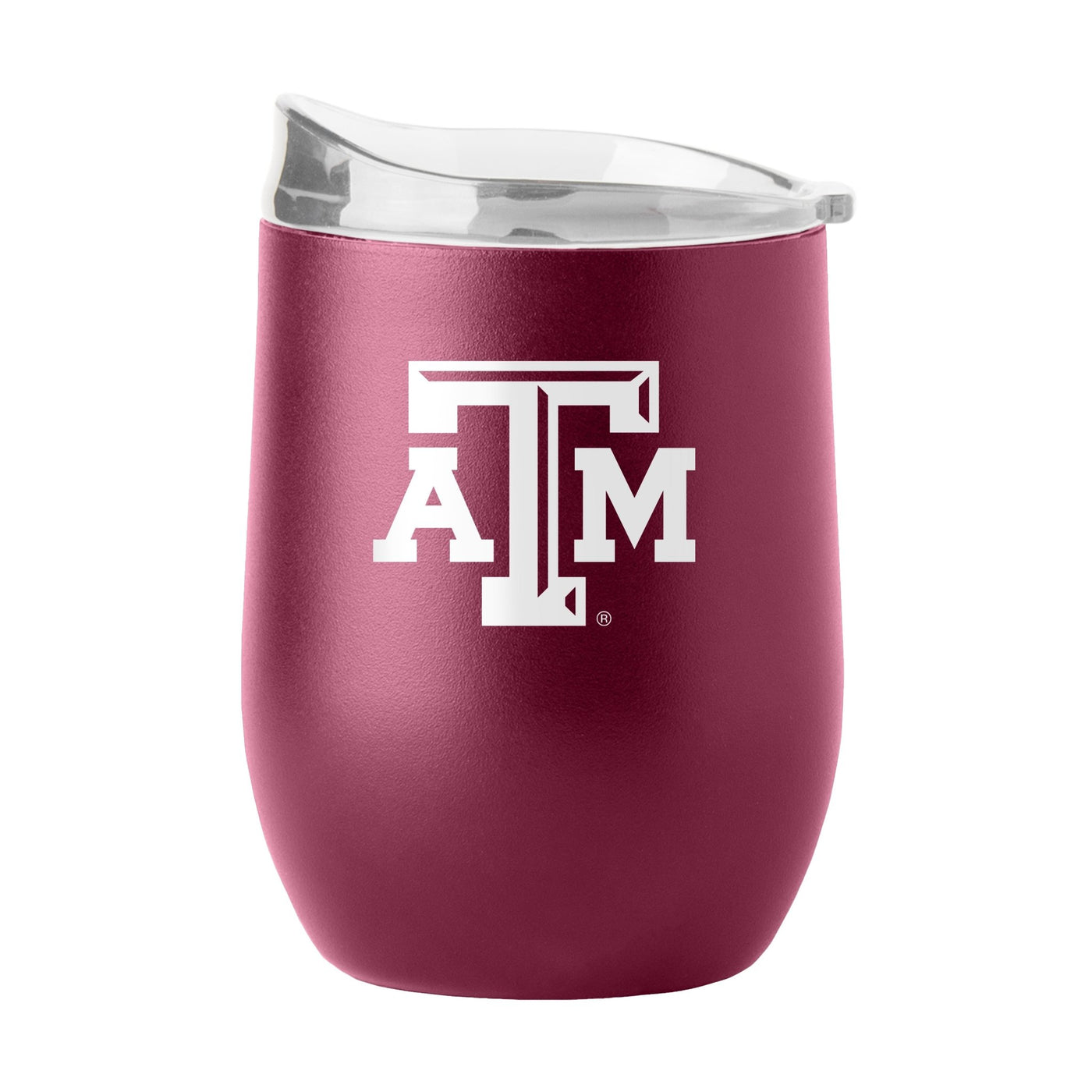 Texas A&M 16oz Flipside Powder Coat Curved Beverage - Logo Brands