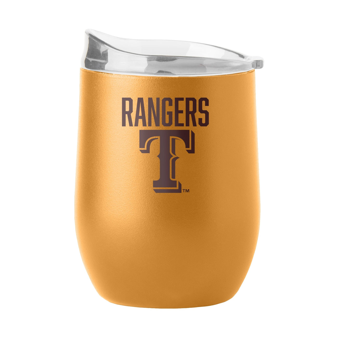 Texas Rangers 16oz Huddle Powder Coat Curved Beverage - Logo Brands
