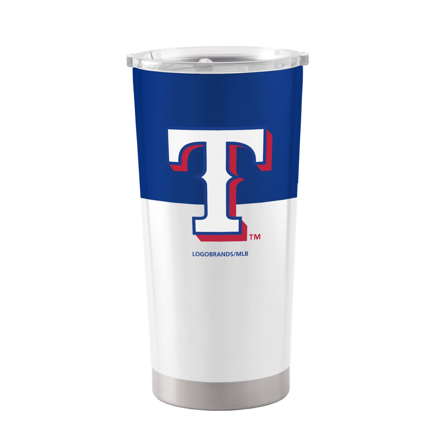 Texas Rangers 20oz Colorblock Stainless Tumbler - Logo Brands