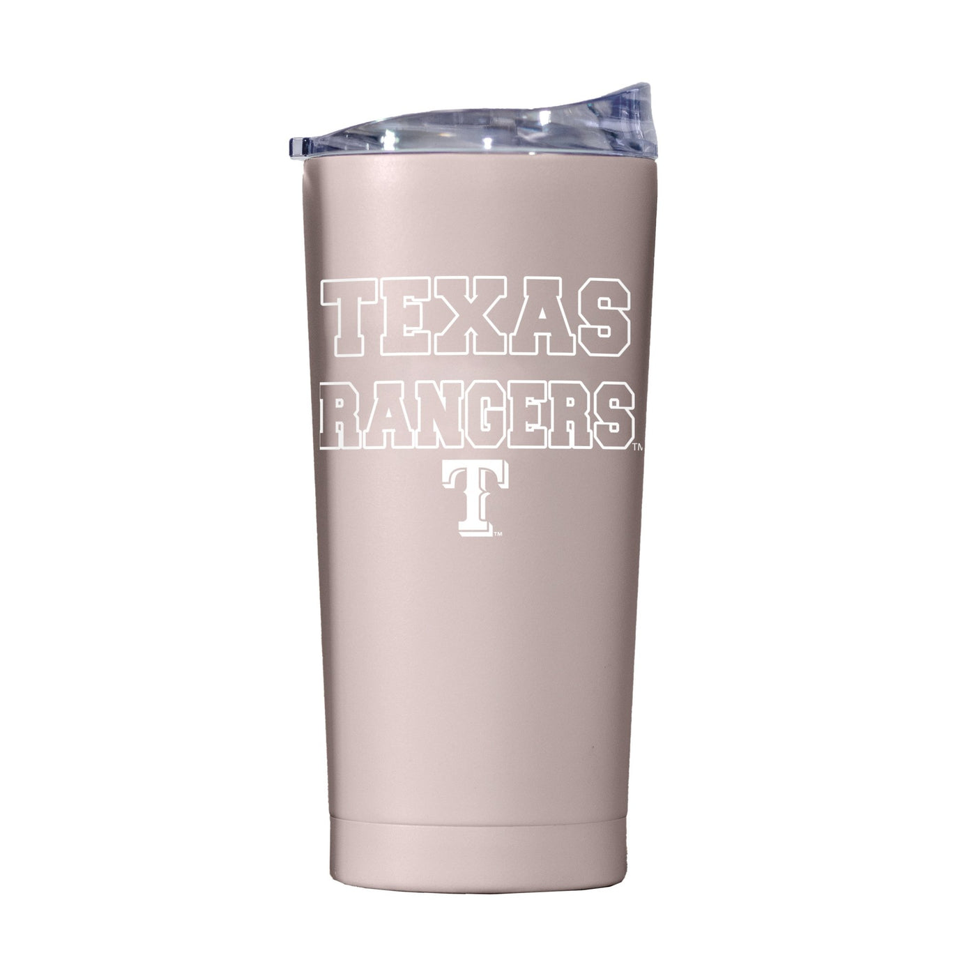 Texas Rangers 20oz Stencil Powder Coat Tumbler - Logo Brands