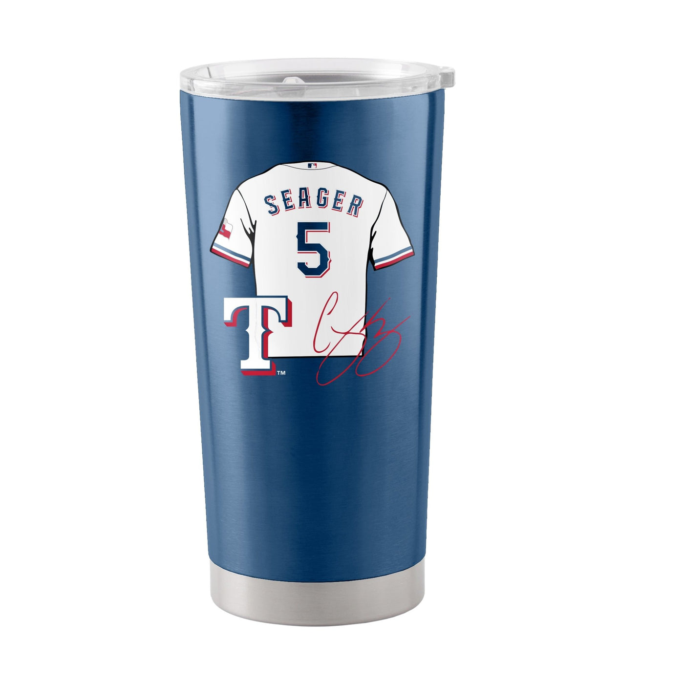 Texas Rangers Corey Seager 20oz Stainless Tumbler - Logo Brands