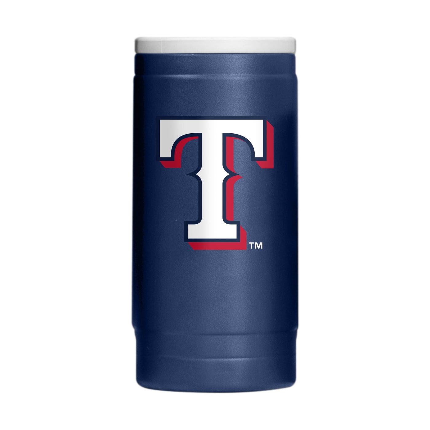 Texas Rangers Flipside Powder Coat Slim Can Coolie - Logo Brands