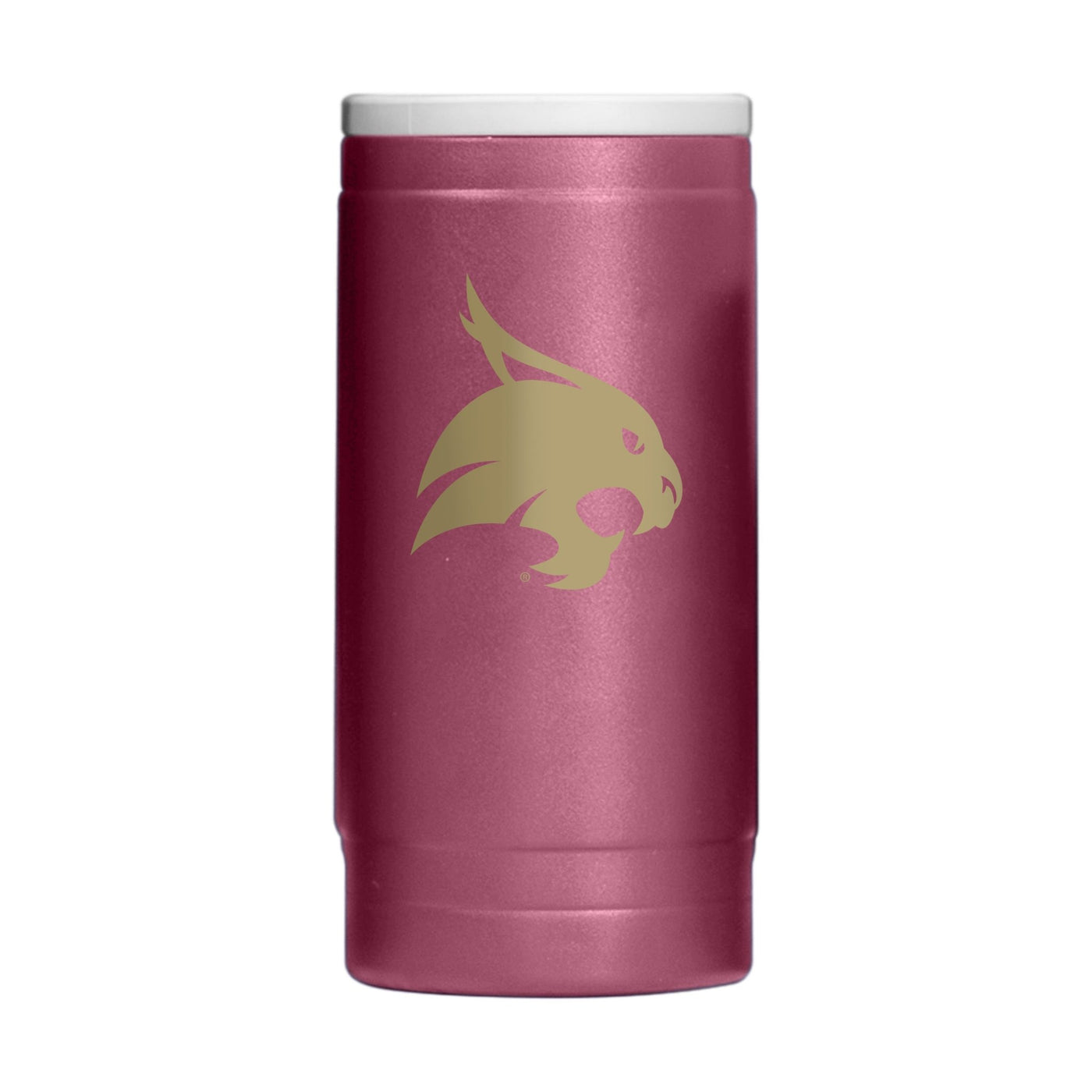 Texas State 12oz Flipside Powdercoat SlimCan Coolie - Logo Brands