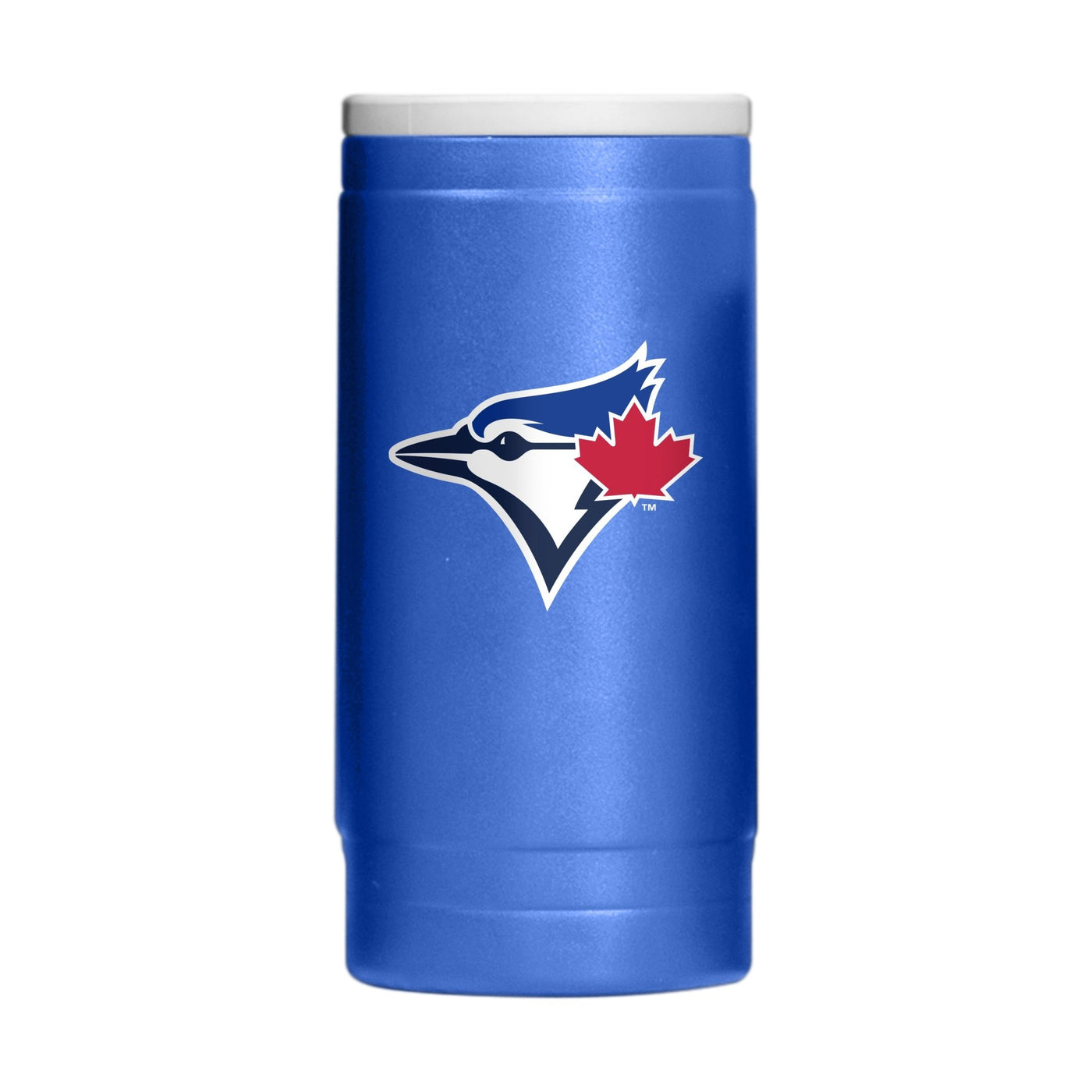 Toronto Blue Jays Flipside Powder Coat Slim Can Coolie - Logo Brands