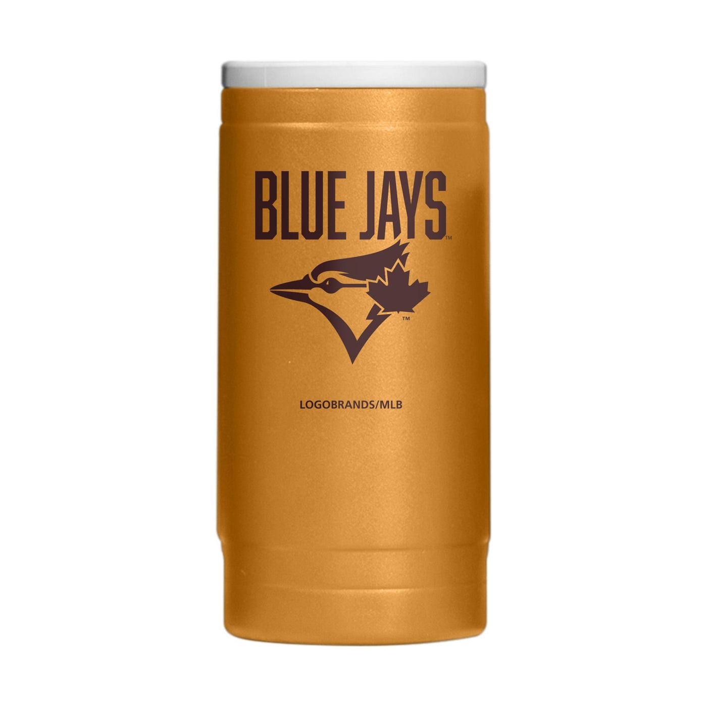 Toronto Blue Jays Huddle Powder Coat Slim Can Coolie - Logo Brands