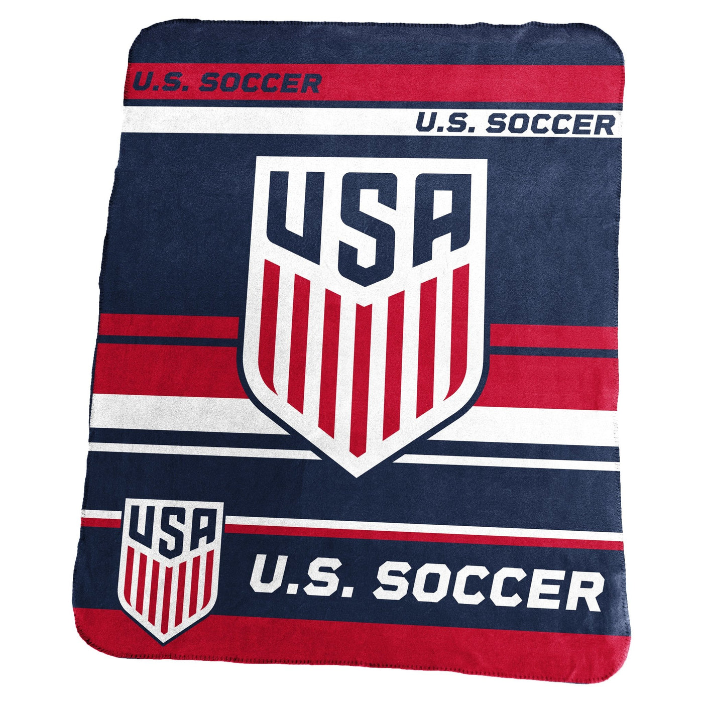 US Mens Soccer Team Stripe Classic Fleece - Logo Brands
