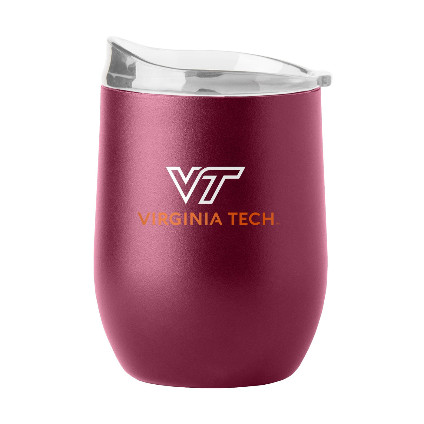 Virginia Tech 16oz Flipside Powder Coat Curved Beverage - Logo Brands