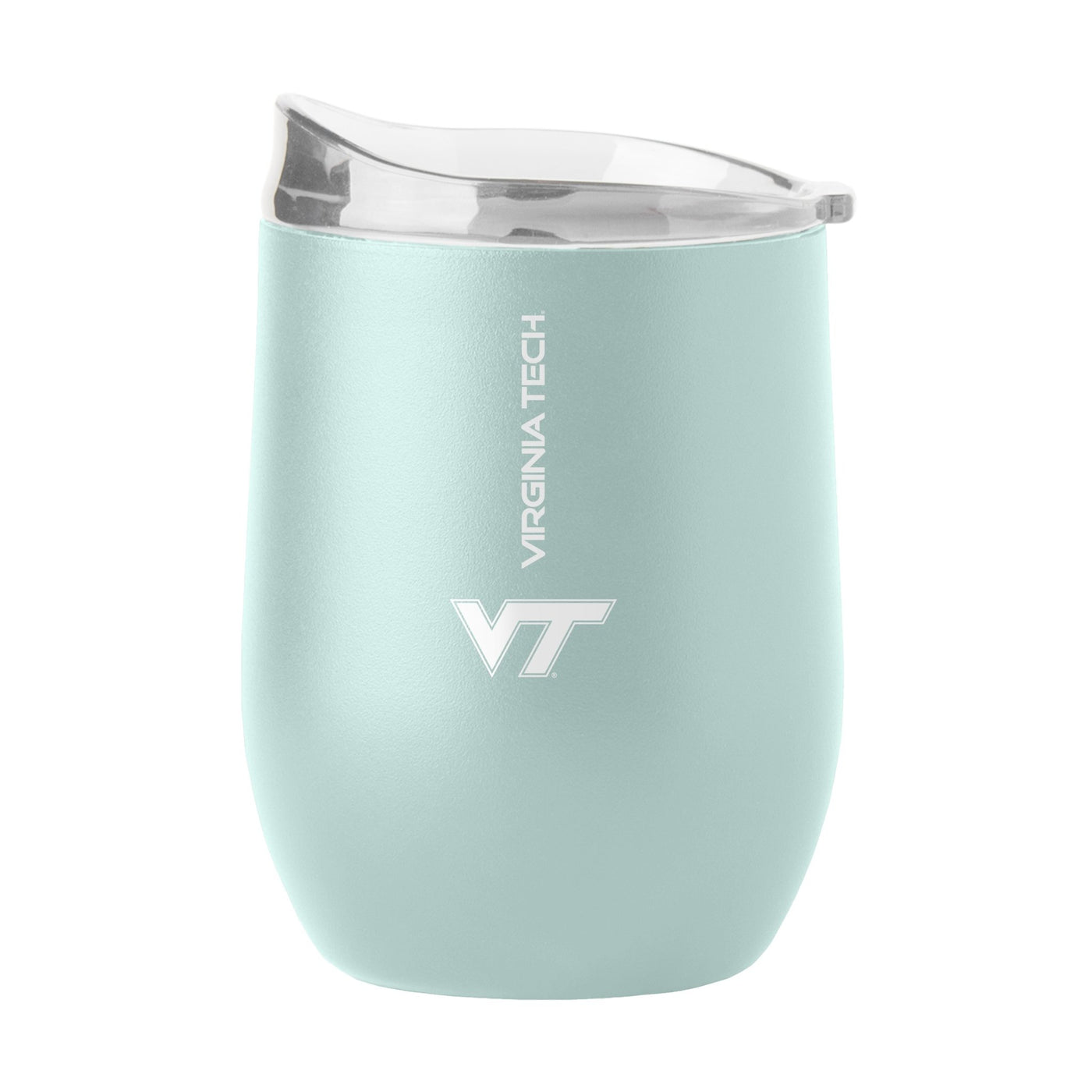 Virginia Tech 16oz Vertical Powder Coat Curved Beverage - Logo Brands