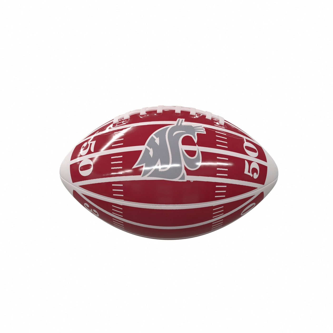 WA State Field Mini-Size Glossy Football - Logo Brands