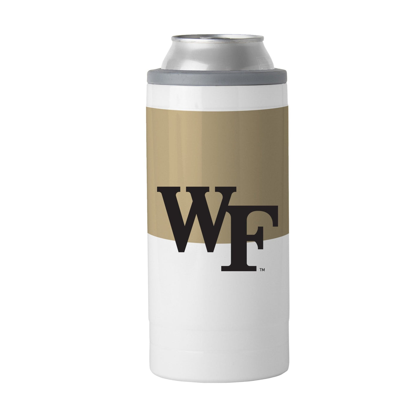 Wake Forest 12oz Colorblock Slim Can Coolie - Logo Brands