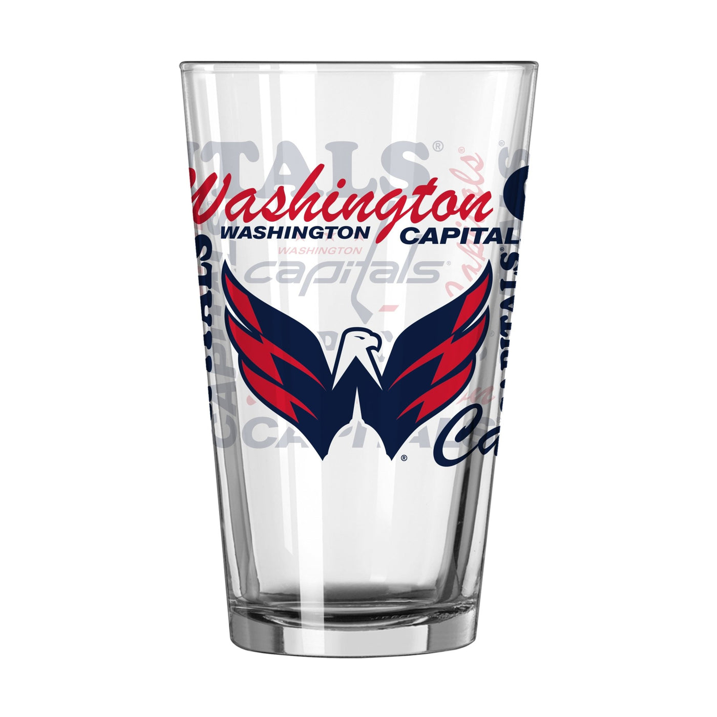 Washington Capitals 16oz Spirit Pint Glass - Logo Brands