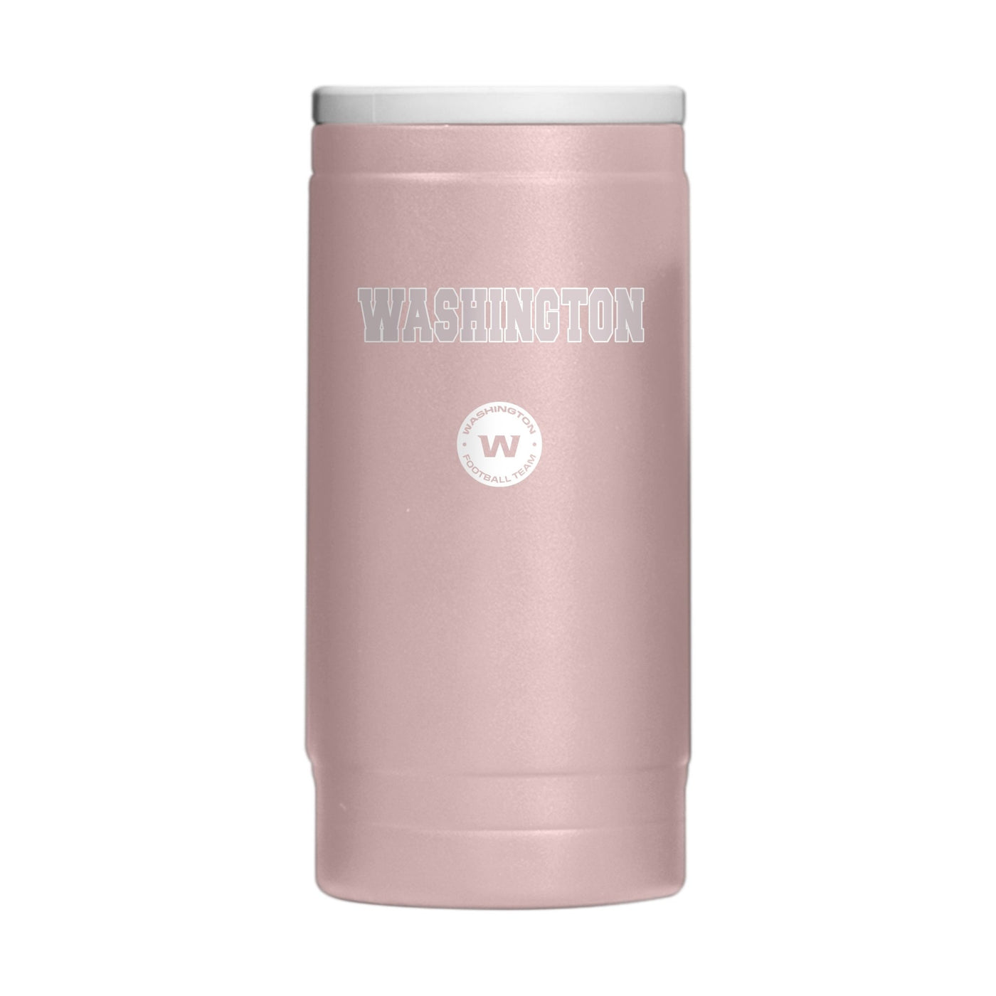 Washington Commanders Stencil Powder Coat Slim Can Coolie - Logo Brands