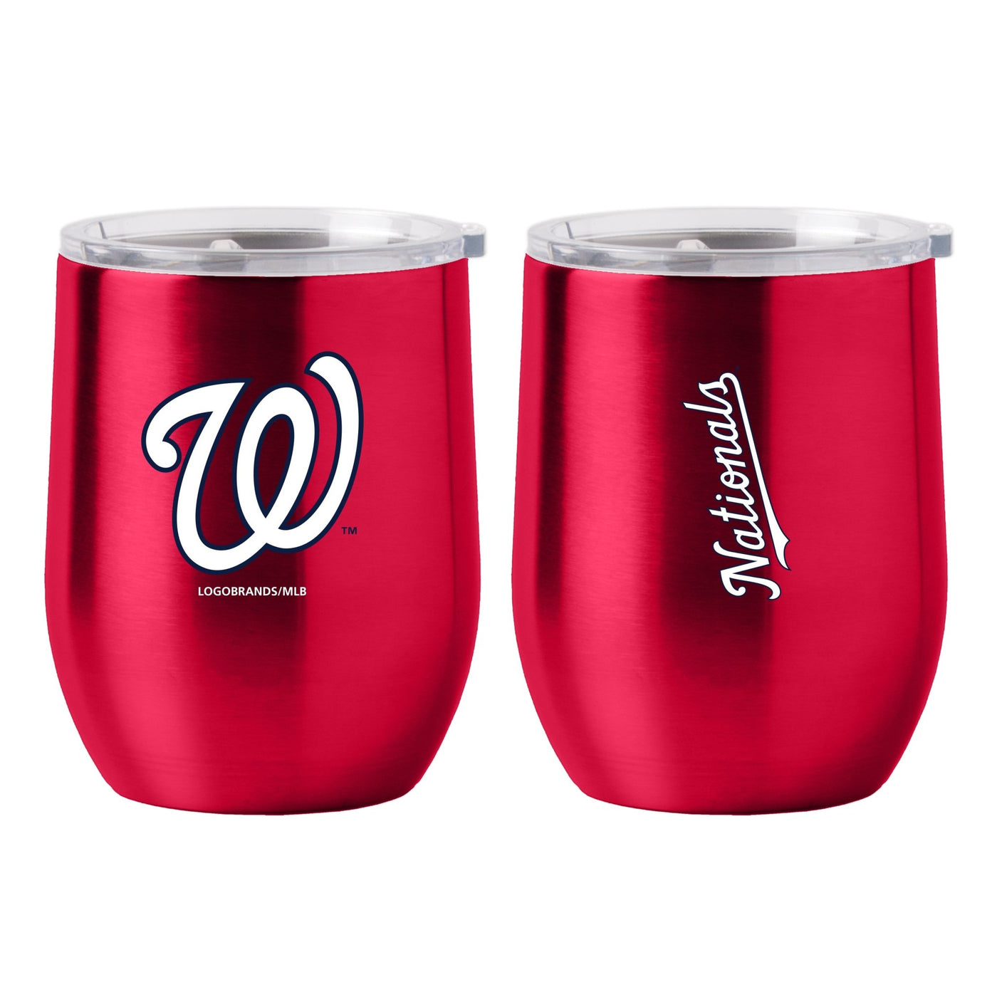 Washington Nationals 16oz Gameday Stainless Curved Beverage - Logo Brands