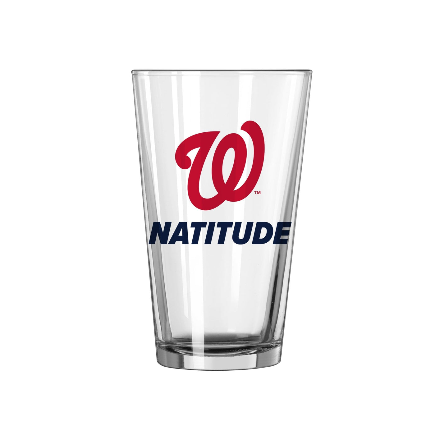 Washington Nationals 16oz Slogan Pint Glass - Logo Brands