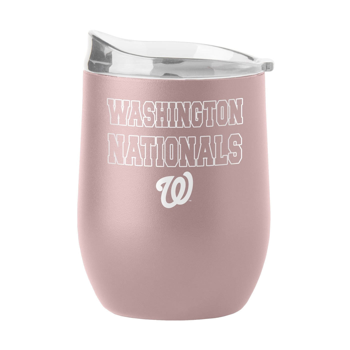 Washington Nationals 16oz Stencil Powder Coat Curved Beverage - Logo Brands