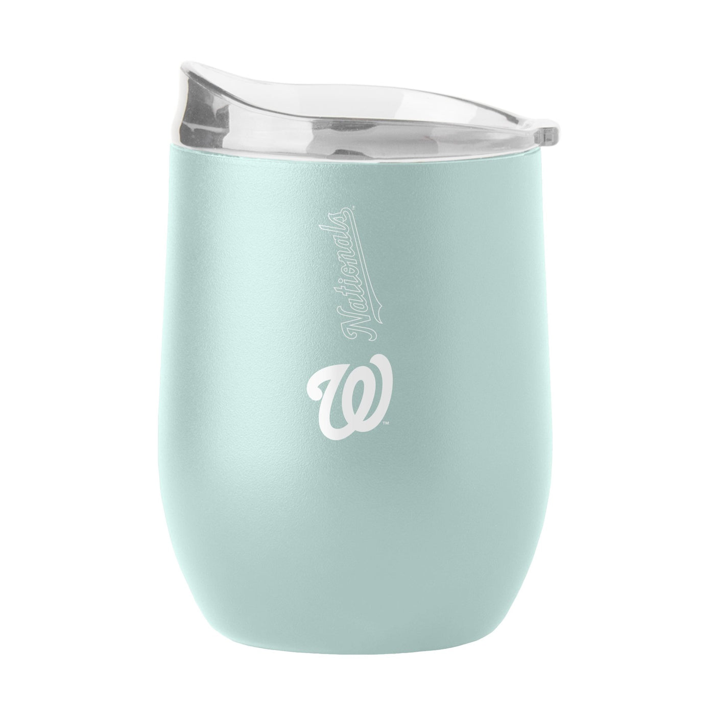 Washington Nationals 16oz Vertical Powder Coat Curved Beverage - Logo Brands