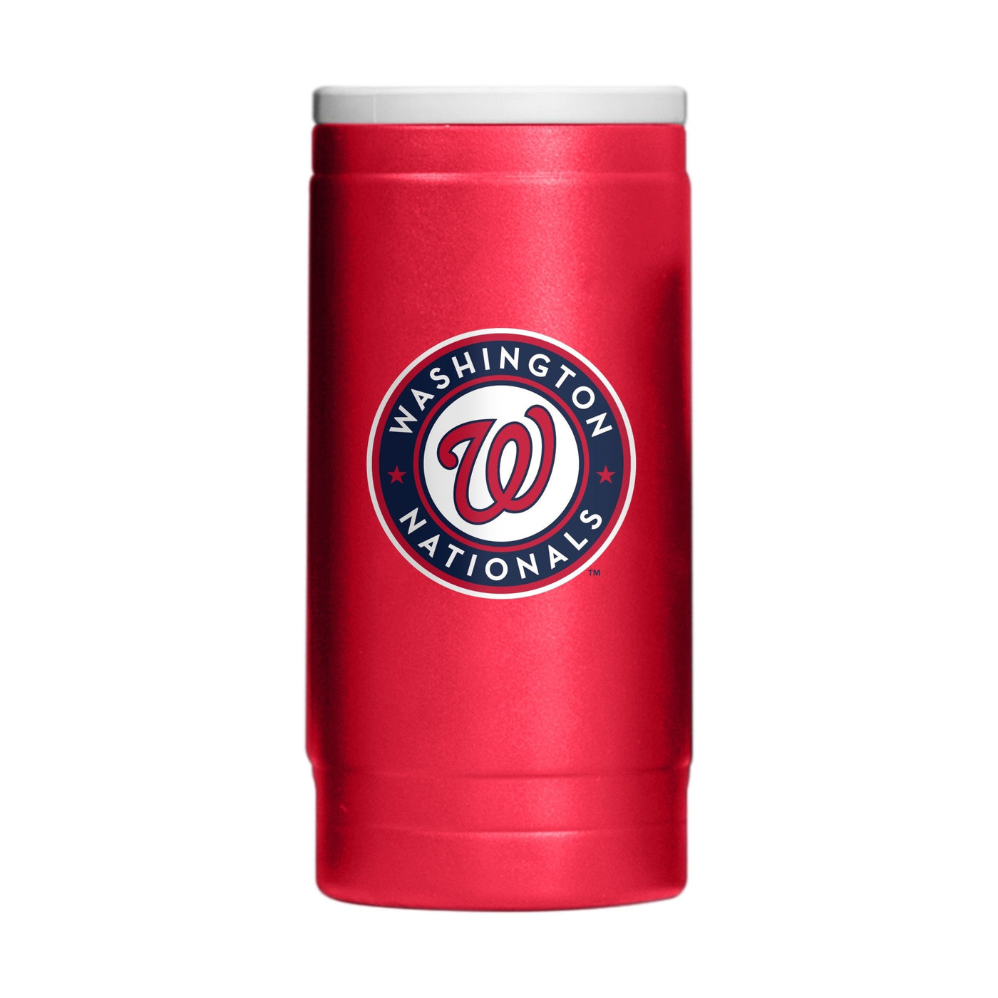 Washington Nationals Flipside Powder Coat Slim Can Coolie - Logo Brands