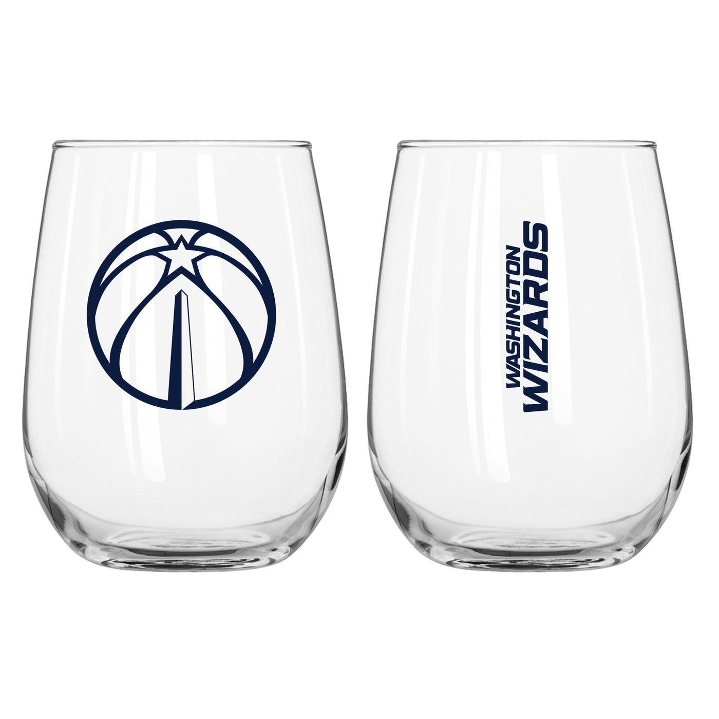 Washington Wizards 16oz Gameday Curved Beverage Glass - Logo Brands