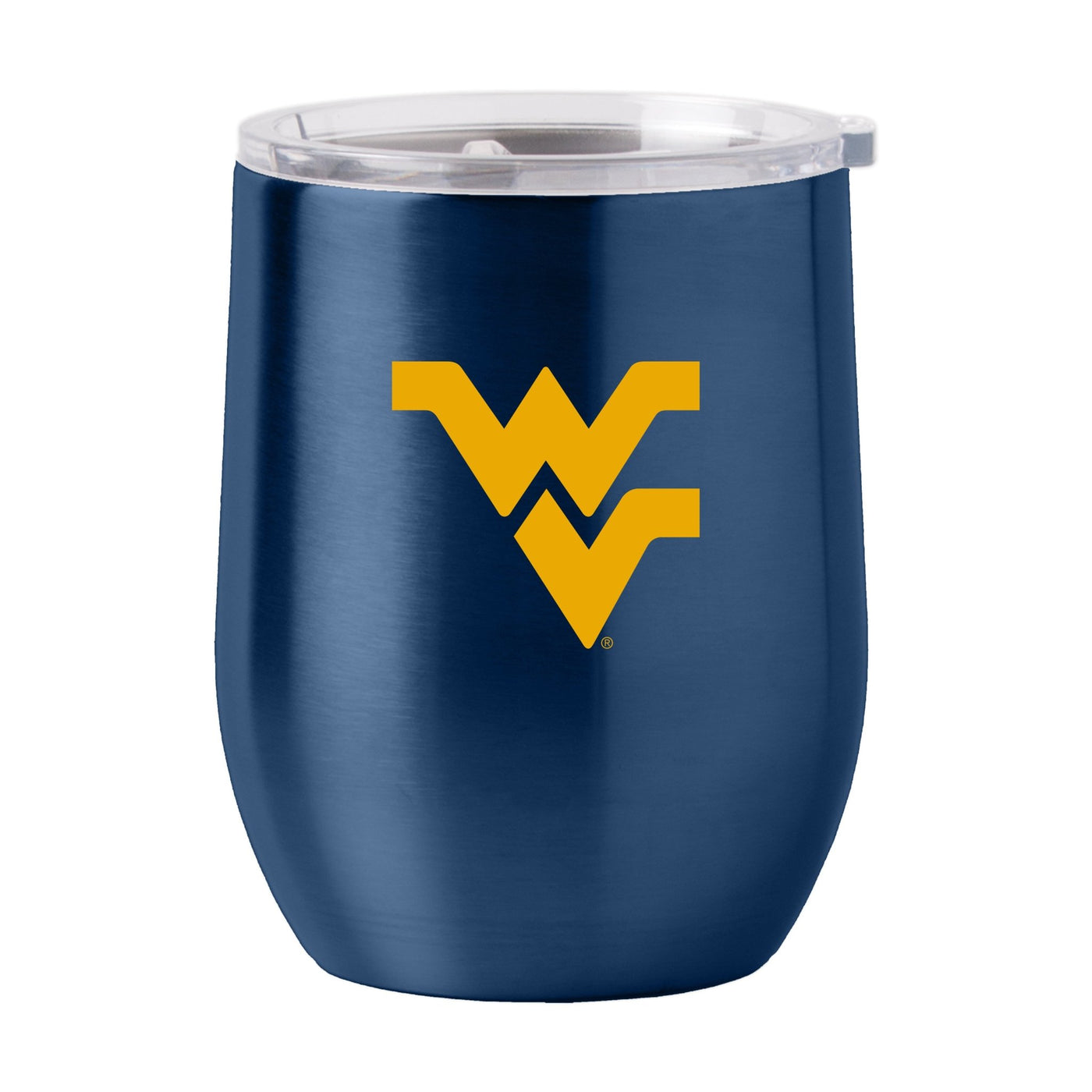 West Virginia 16oz Stainless Curved Beverage - Logo Brands