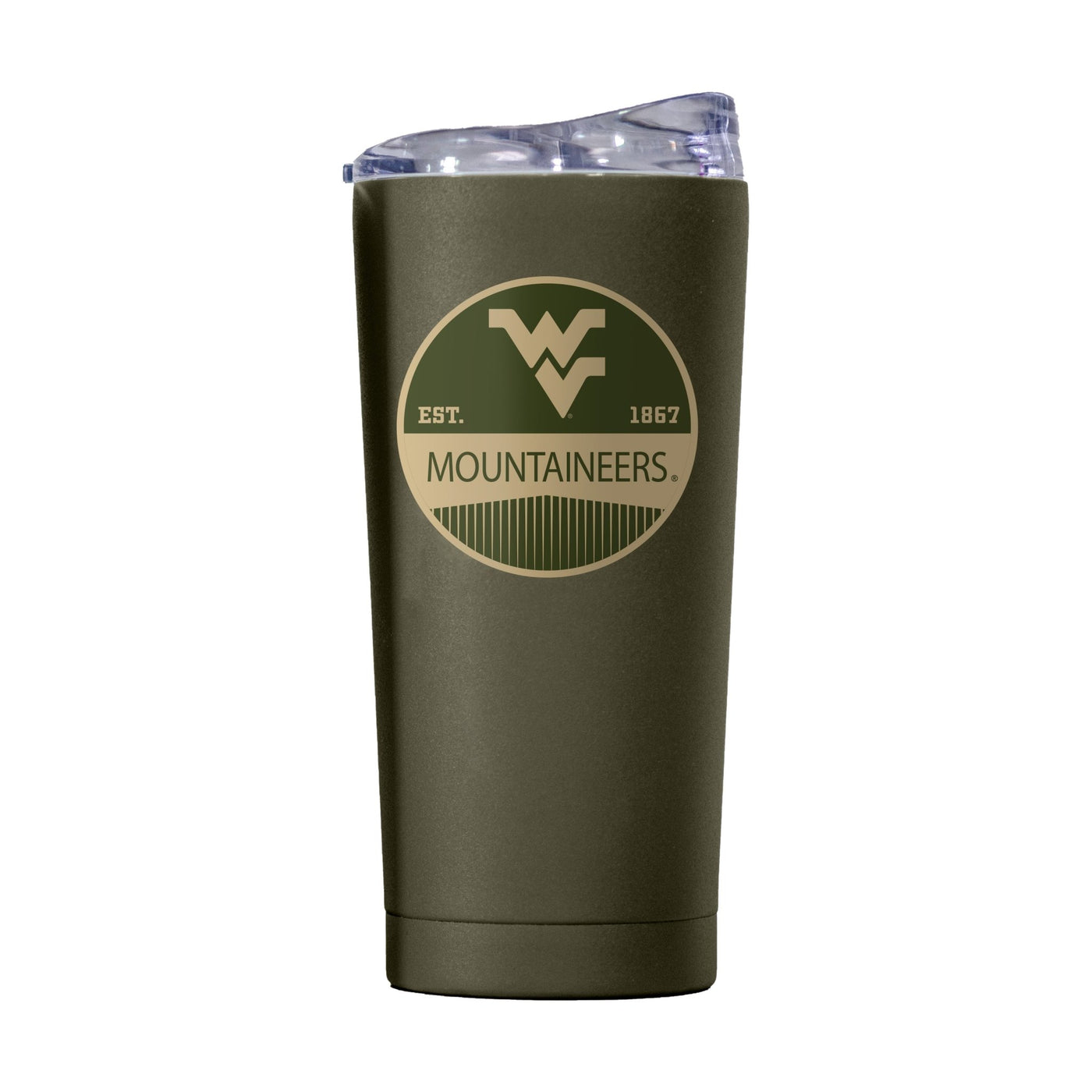 West Virginia 20oz Badge Powder Coat Tumbler - Logo Brands