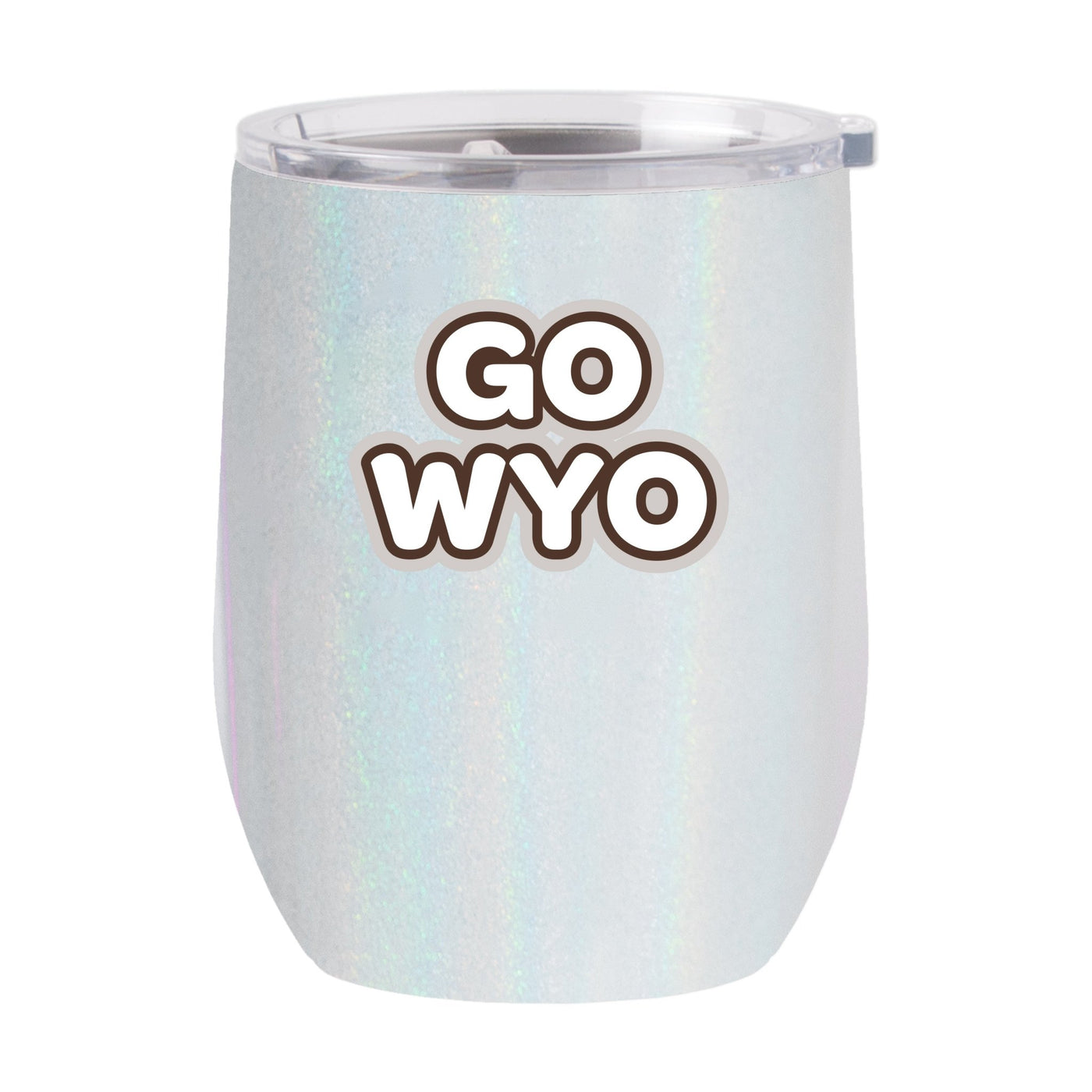 Wyoming 16oz Bubble Iridescent Curved Tumbler - Logo Brands