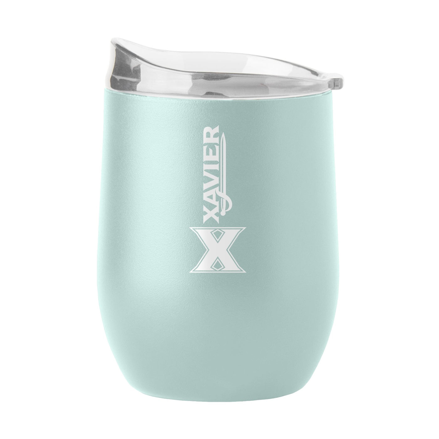 Xavier 16oz Cove Vertical Powder Coat Curved Bev - Logo Brands