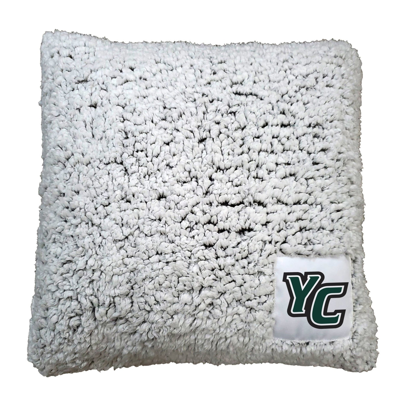 York College Frosty Throw Pillow - Logo Brands